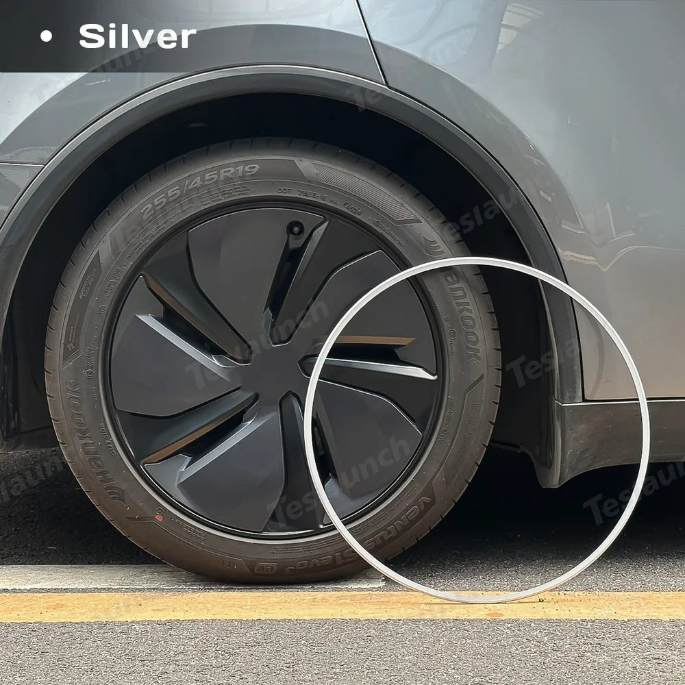 19'' Crossflow Aluminum Alloy Wheel Rim Protectors for Tesla Model Y Juniper 2025+ - T-Launch