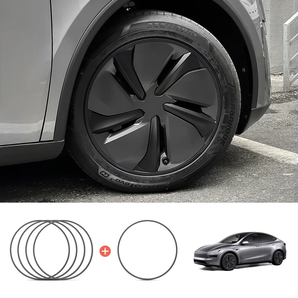 19'' Crossflow Aluminum Alloy Wheel Rim Protectors for Tesla Model Y Juniper 2025+ - T-Launch