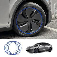 19'' Crossflow Aluminum Alloy Wheel Rim Protectors for Tesla Model Y Juniper 2025+ - T-Launch