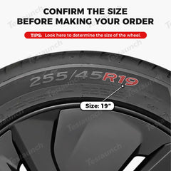 19'' Crossflow Aluminum Alloy Wheel Rim Protectors for Tesla Model Y Juniper 2025+ - T-Launch