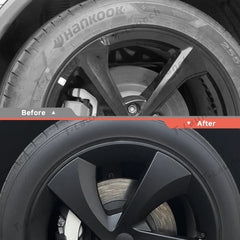 19'' Crossflow Hubcaps Wheel Covers – Twist Spoke Style for Tesla Model Y Juniper 2025+ (Set of 4) - T-Launch