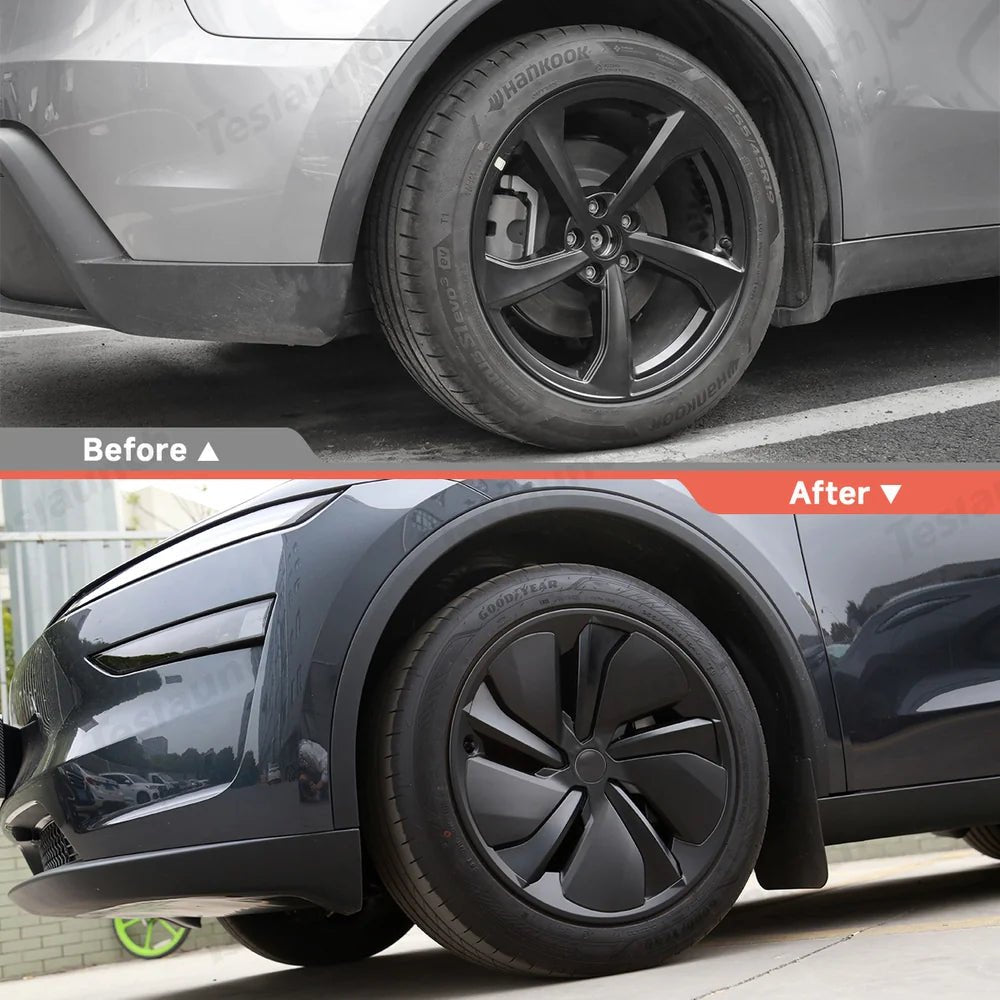 19'' Crossflow Wheel Cover Hubcaps for Tesla Model Y Juniper 2025+ – OEM Styles (Set of 4) - T-Launch