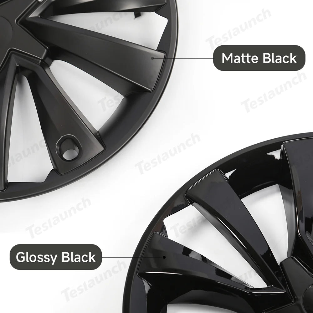 19'' Crossflow Wheel Cover Hubcaps for Tesla Model Y Juniper 2025+ – Turbine Styles (Set of 4) - T-Launch