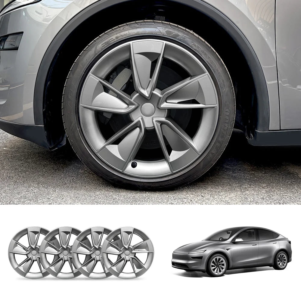 19'' Crossflow Wheel Cover Hubcaps for Tesla Model Y Juniper 2025+(4PCS)- Inspired by the Model 3 Highland Performance - T-Launch