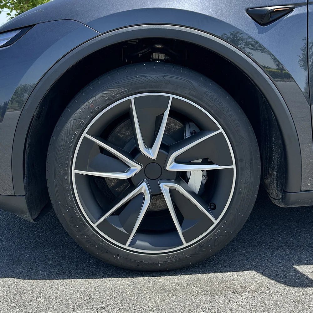 19'' Crossflow Wheel Cover Hubcaps for Tesla Model Y Juniper 2025+(4PCS)- Inspired by the Model 3 Highland Performance - T-Launch