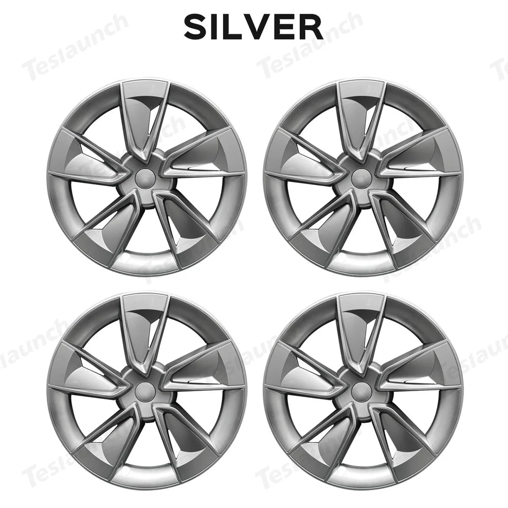 19'' Crossflow Wheel Cover Hubcaps for Tesla Model Y Juniper 2025+(4PCS)- Inspired by the Model 3 Highland Performance - T-Launch