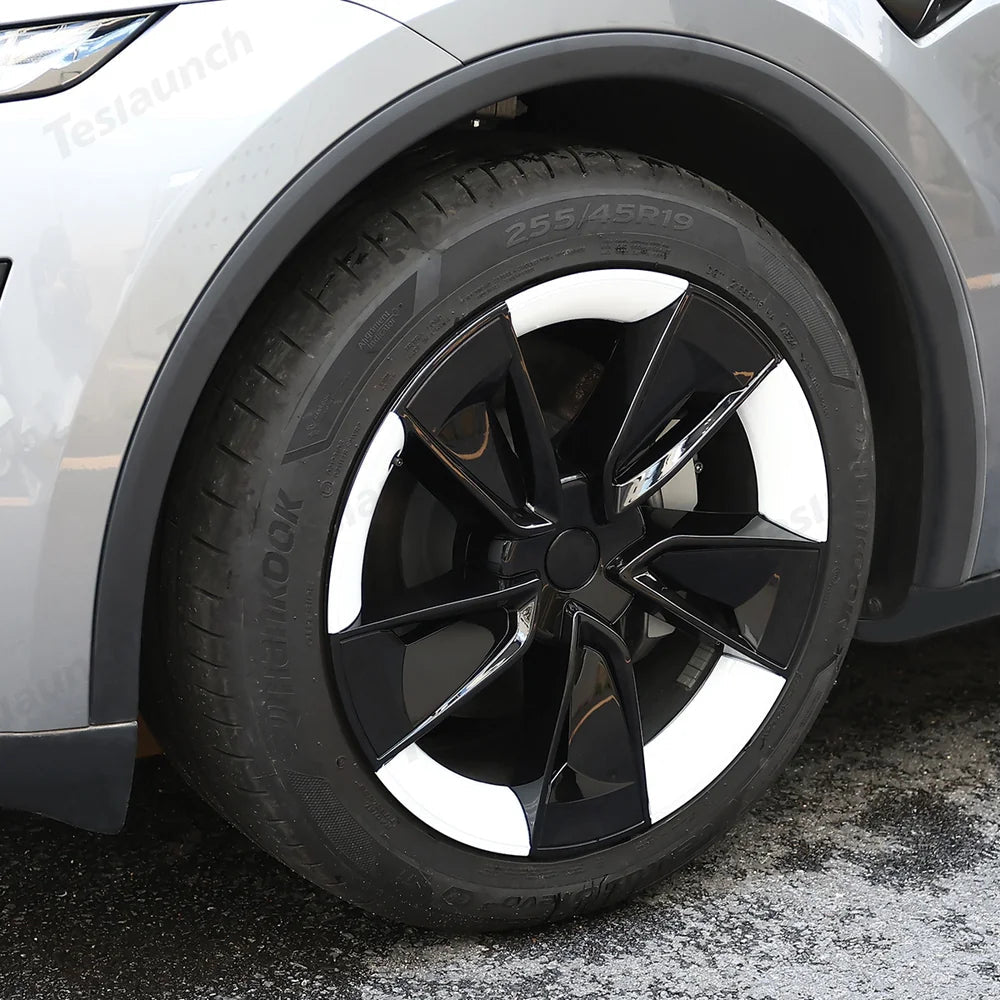 19'' Crossflow Wheel Cover Hubcaps for Tesla Model Y Juniper 2025+(4PCS)- Inspired by the Model 3 Highland Performance - T-Launch