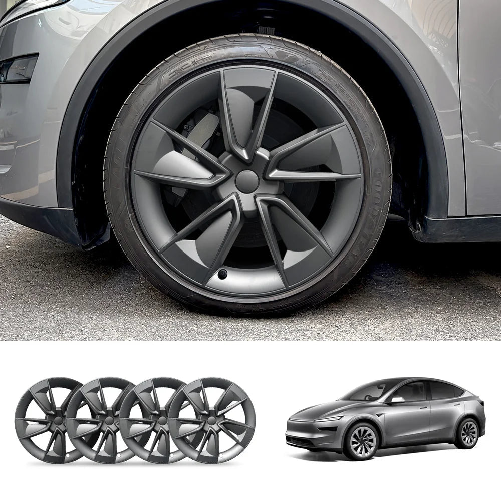 19'' Crossflow Wheel Cover Hubcaps for Tesla Model Y Juniper 2025+(4PCS)- Inspired by the Model 3 Highland Performance - T-Launch