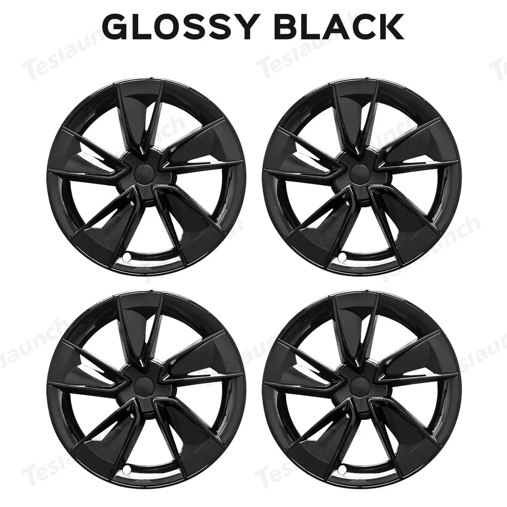 19'' Crossflow Wheel Cover Hubcaps for Tesla Model Y Juniper 2025+(4PCS)- Inspired by the Model 3 Highland Performance - T-Launch