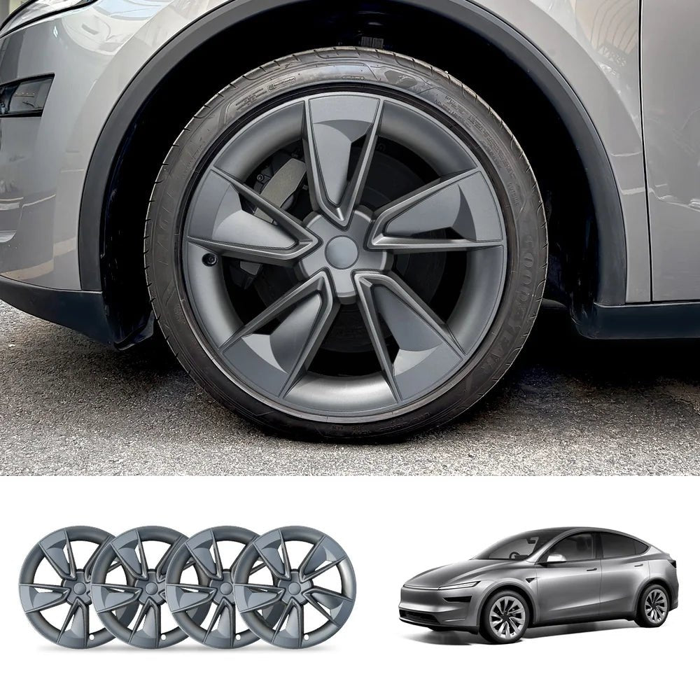 19'' Crossflow Wheel Cover Hubcaps for Tesla Model Y Juniper 2025+(4PCS)- Inspired by the Model 3 Highland Performance - T-Launch