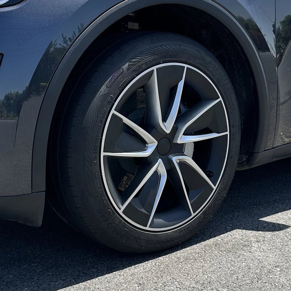 19'' Crossflow Wheel Cover Hubcaps for Tesla Model Y Juniper 2025+(4PCS)- Inspired by the Model 3 Highland Performance - T-Launch