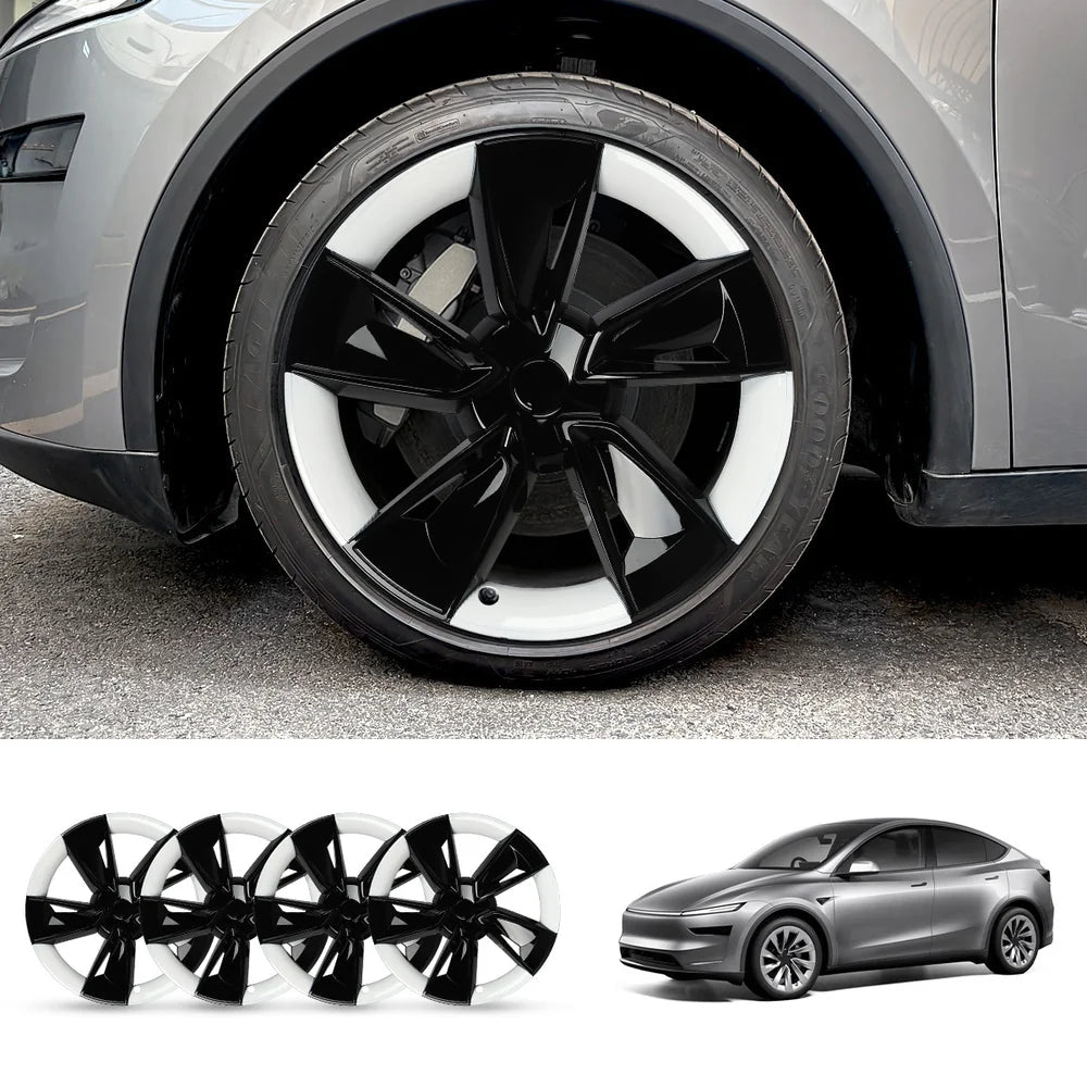 19'' Crossflow Wheel Cover Hubcaps for Tesla Model Y Juniper 2025+(4PCS)- Inspired by the Model 3 Highland Performance - T-Launch