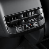 Tesla Model 3 Y Rear Seat USB Port Protection Cover Dustproof and Waterproof (2017-2023)