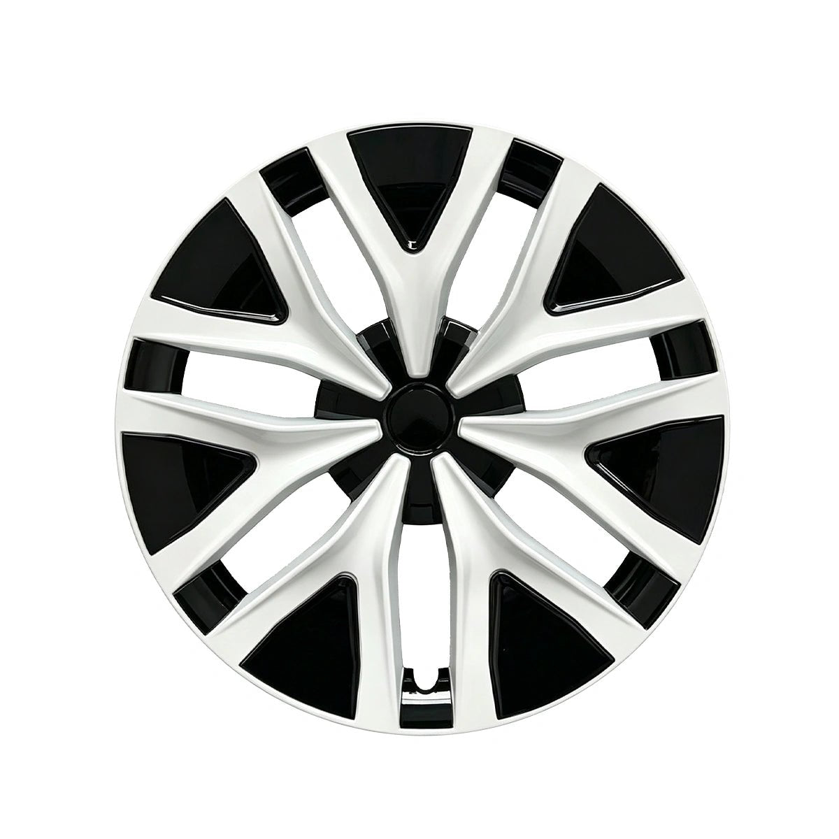 19'' Arachnid 2.0 Style Hubcaps Wheel Covers for 2020-2024 Tesla Model Y Gemini Light/Dark Wheels (Set of 4)