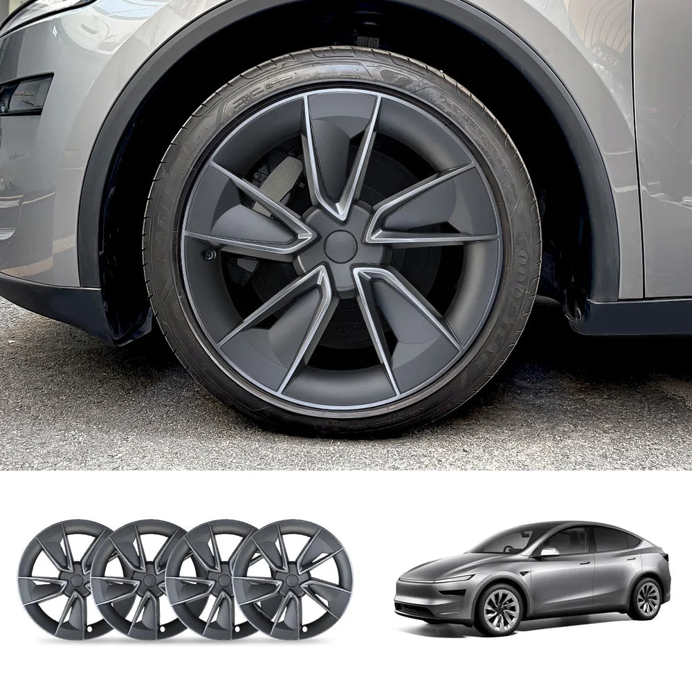 19'' Crossflow Wheel Cover for Tesla Model Y Juniper 2025+(4PCS)- Inspired by the Model 3 Highland Performance