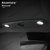 Alcantara voorleeslichthoes voor 2024 Model 3 Hoogland