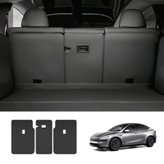 Nappa Leather Rear Seat Back Protector for Tesla Model Y Juniper 2025+