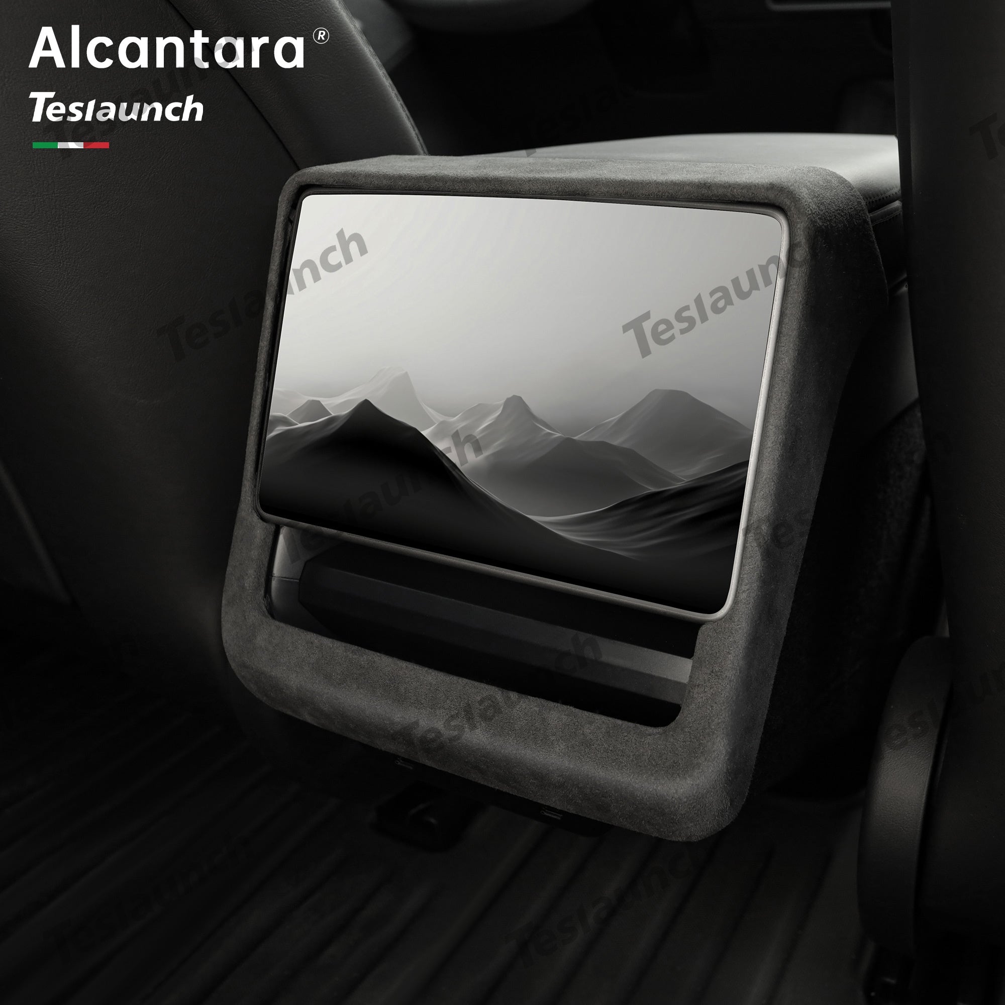 Alcantara Rear AC Vent Cover For 2024 Model 3 Highland