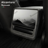 Alcantara Achter AC Vent Cover voor 2024 Model 3 Hoogland