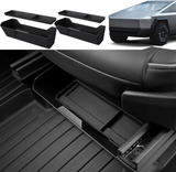 Front Under Seat Storage Box with Silicone Pad for Tesla Cybertruck