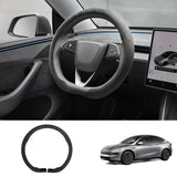 Alcantara håndsøm rattdeksel for Tesla