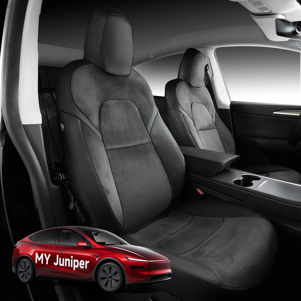 Alcantara All-Inclusive Seat Cover for Tesla Model 3 (2019-2025+) / Model Y (2021-2025+)