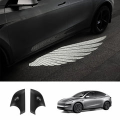 Angel Wing Side Mirror Welcome Projector Light for Tesla Model Y Juniper 2025+