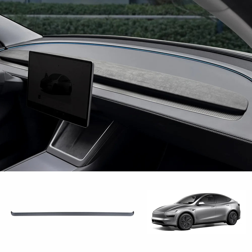 [Real Carbon Fiber] Dashboard Vent Trim for Tesla Model Y Juniper 2025+