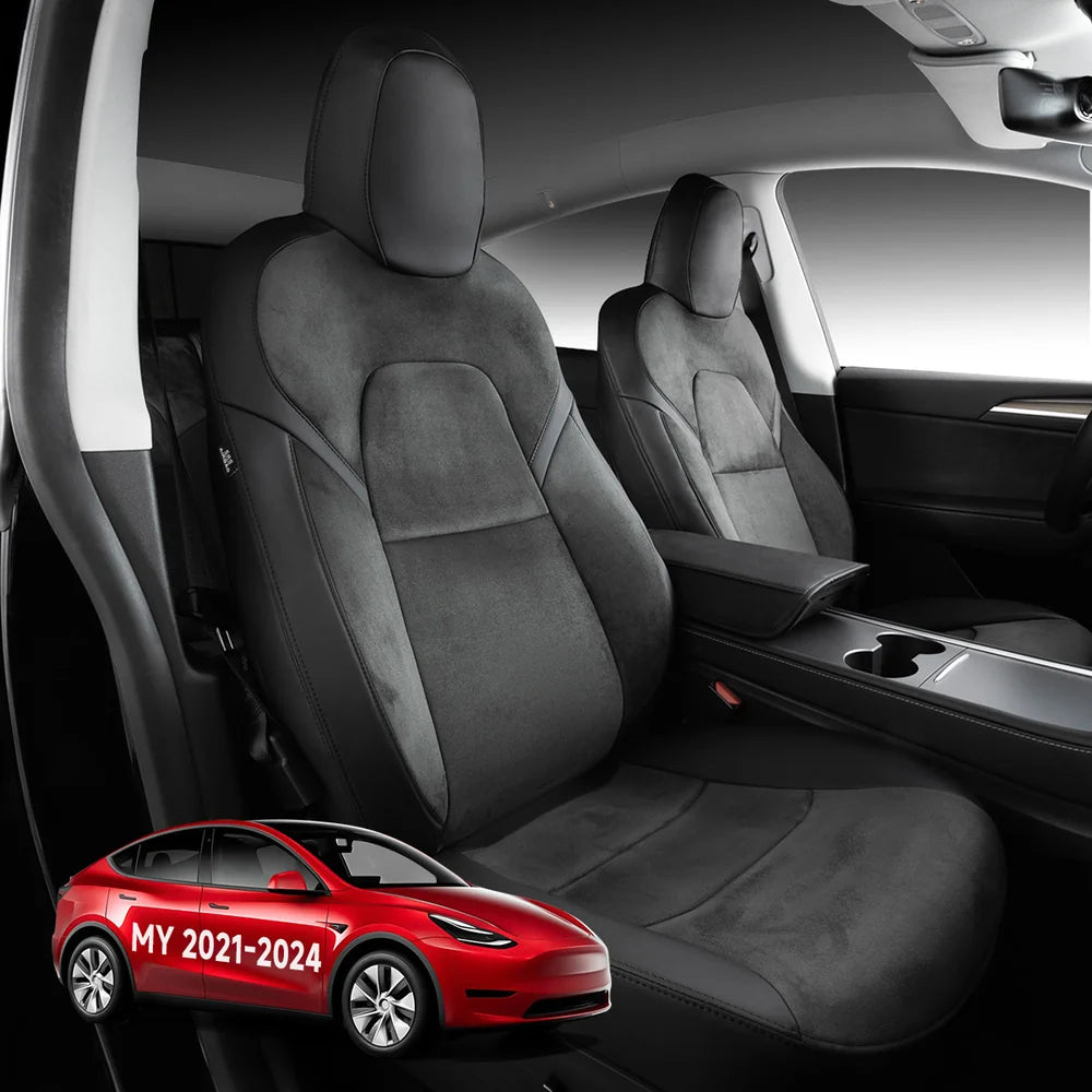 Alcantara All-Inclusive Seat Cover for Tesla Model 3 (2019-2025+) / Model Y (2021-2025+)