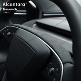 Alcantara Stuurwiel Strip Cover Voor 2024 Model 3 Highland