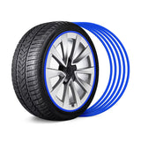 Aluminum Alloy Wheel Rim Protector- Fits All Cars (5pcs）