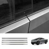 [Real Carbon Fiber] Window Trim Overlays for Tesla Cybertruck (Set of 4)