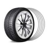 Aluminum Alloy Wheel Rim Protector- Fits All Cars (5pcs）