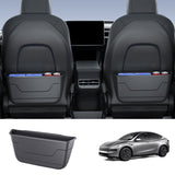 Rear Seat TPE Storage Box For Tesla Model Y Juniper 2025+/ Model 3 Highland 2024+