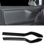 [Fibra de carbono real] Tiras de acabamento do painel da porta interna para Tesla Model X (2014-2020)