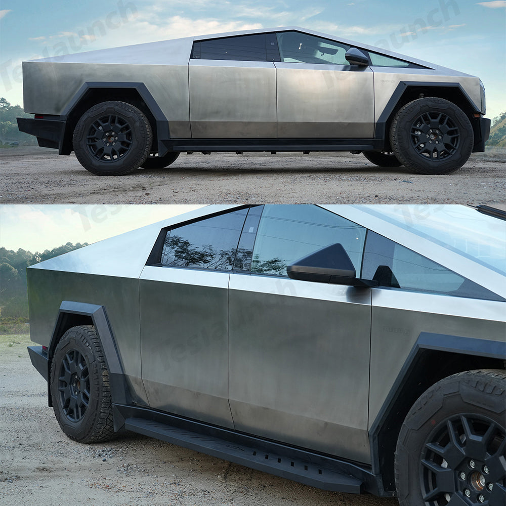 Tesla Cybertruck Running Boards Side Steps - Exterior Brackets Nerf B ...
