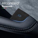 Alcantara Door Button Switch Cover 4 PCS For 2024 Model 3 Highland