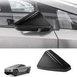 Rear View Mirror Covers (Carbon Fiber Pattern ABS) (1 Pair) for Tesla Cybertruck