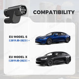 CCS2 to Type 2 Adapter for European Tesla Model S/X （Not compatible with non-Tesla vehicles）