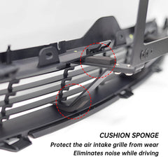 Nessun trapano [[PL170]] Telaio per targa anteriore 3/Y per Tesla- NESSUN adesivo, installazione rapida