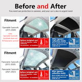 Tetti apribili e parasole panoramiche per tetti apribili Tesla  Model S(2015-2023) Accessori per visiera parasole