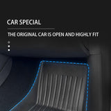 Model Y All-Weather Floor Mats Full Set Trunk Mat Cargo Mat Frunk Cargo Liner for Tesla(2020-2024)