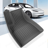 Model 3 Fußmatten Allwetter Doppels chicht Beflockung TPE Für Tesla (2017-2023)