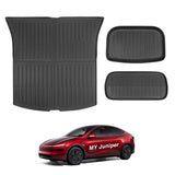 All-Weather TPE Gulvmatter & Cargo Liners Sett for Tesla Model Y Juniper 2025+