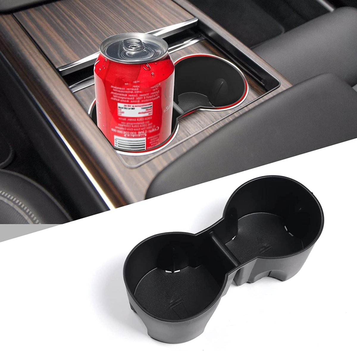 2021+ Model X/S Cup Holder Insert For Tesla Plaid/Long Range Version - T-Launch