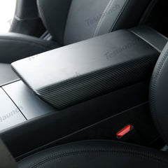 2024+ Model 3 Highland Armrest Cover (Carbon Fiber Pattern ABS) For Tesla - T-Launch
