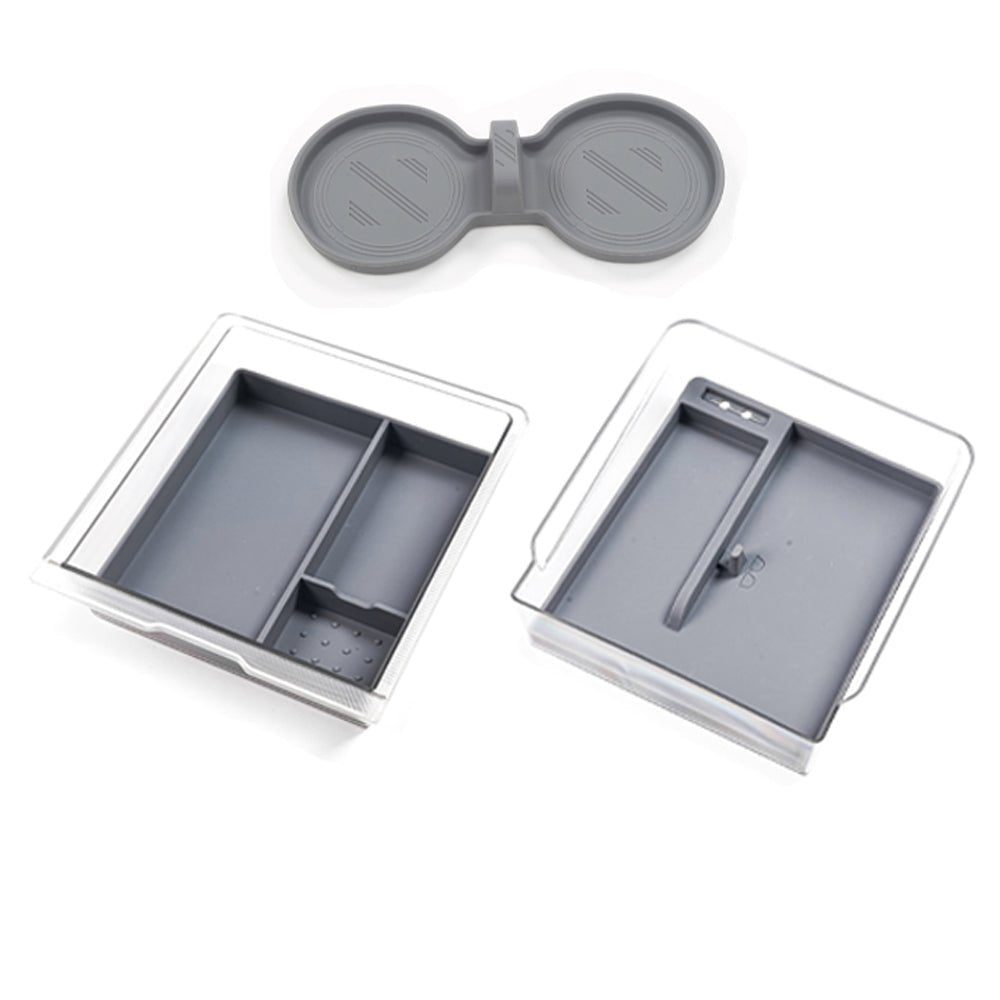2024+ Model 3 Highland Center Console Organizer Tray Designed For Armrest Storage Box Cup pad Wireless charging pad Set - T-Launch