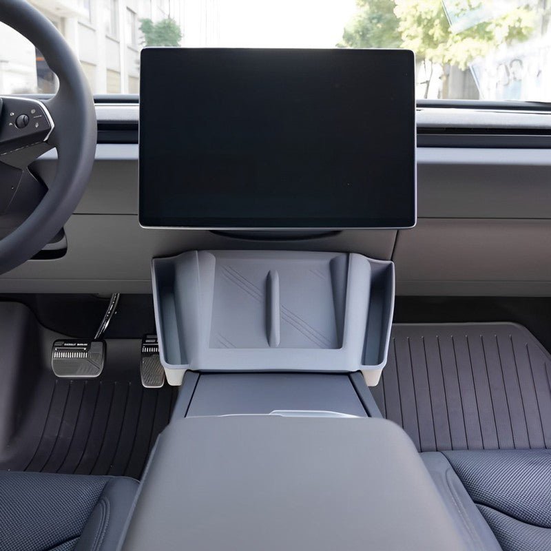 2024+ Model 3 Highland Central Control Wireless Charging Silicone Pad Storage Box For Tesla - T-Launch