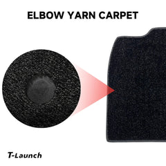2024+ Model 3 Highland Floor Mats All Weather Double Layer Flocking TPE For Tesla - T-Launch