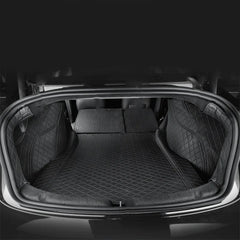 2024+ Model 3 Highland Fully Covered Premium Leather Frunk & Trunk Mat for Tesla - T-Launch